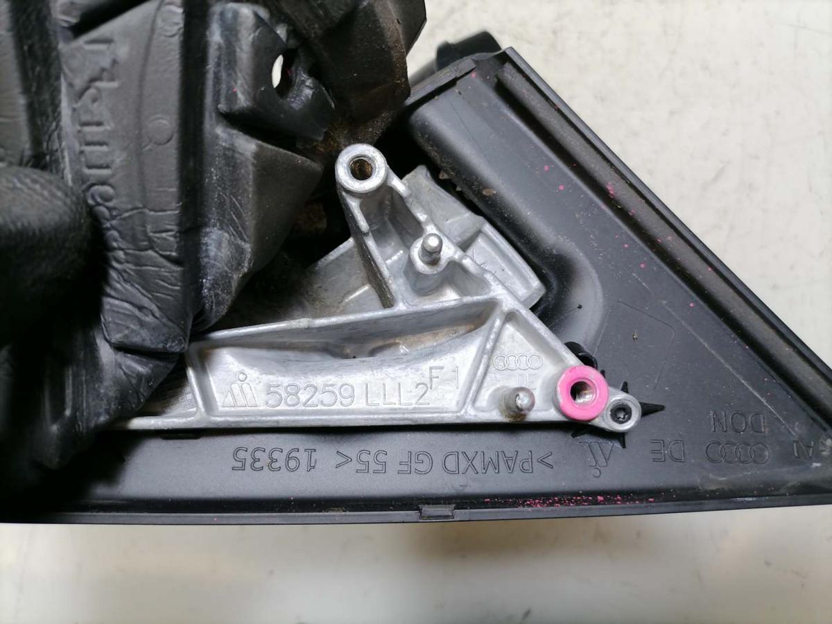 Audi A5 8T original Au&szlig;enspiegel links elektrisch verstellbar beheizt LY9B Brillantschwarz Bj.2009